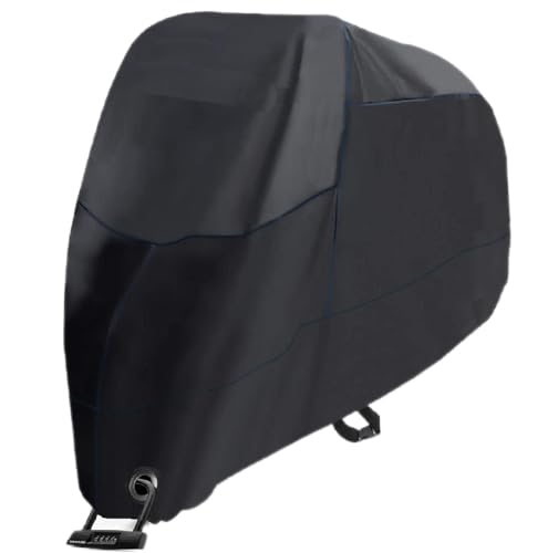 バイクカバー 防水 大型 【600D 厚手 220*95*110cm】 耐熱 超撥水塗料オックス生地 盗難防止 紫外線防止 防埃 防水 防雪 UVカット 丈夫収納袋付 画像1
