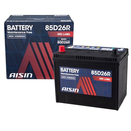 アイシン(AISIN) 車用 バッテリー 85D26R (80D26R) 標準車/充電制御車対応 RED LABEL BTRAZ-9085D26R 1枚目 画像