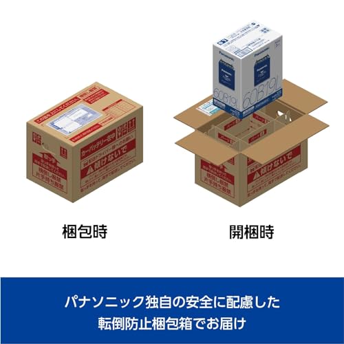 パナソニック(Panasonic) 国産車バッテリー カオス N-60B19L/C8 CAOS 標準車(充電制御車)用 安心サポート付き 中間 画像