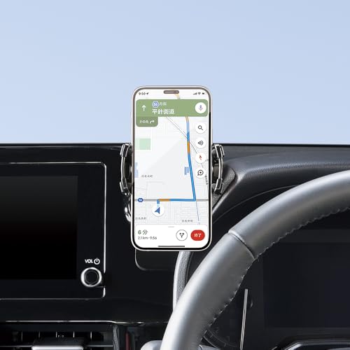 槌屋ヤック(Tsuchiya Yac) トヨタ90系 ノア · ヴォクシー専用 スマートフォンホルダー車種専用品 ブラック SY-NV17 中間 画像