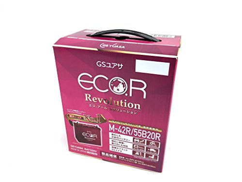 GS YUASA ER-M-42R/55B20R [ ECO.R Revolution ] 国産車バッテリー アイドリングストップ車対応 【 ジーエス ユアサ 】 画像1