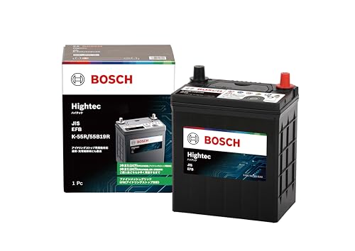 BOSCH (ボッシュ) 国産車バッテリー HT-K-55R/55B19R Hightec JIS EFB アイドリングストップ車・充電制御車・標準車対応 (HTP-K-42R/60B19R 後継モデル) 画像1