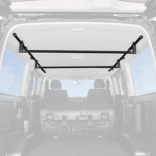 【セット買い】 カーメイト(Carmate) 車内 収納 クロスライド 【サイドバー & ハンガーバーセット】 ブラック 左右2本入り 車内積載 ハイエース レジアスエース NV350キャラバン キャラバン 専用 業務用 車中泊 キャンプ アウトドア NS122BK + NS105BK 1枚目 画像