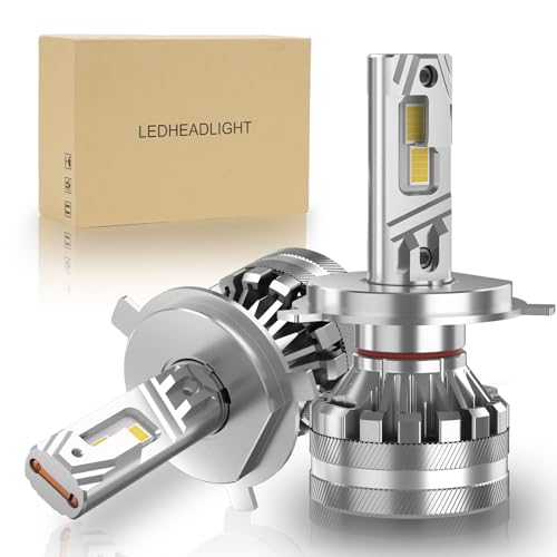 【40000LM 圧倒的な明るさ】Perrace H4 LED ヘッドライト 車検対応 Hi/Lo 切り替え 角度調整 140Wハイパワー 爆光 ledへツドライトh4 6500K ホワイト 冷却ファン付き 最強カットライン再現 IP68防水 12V/24V兼用 バルブ 2個セット 画像1