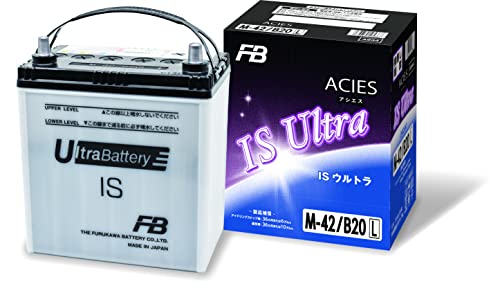 FB(古河電池) アイドリングストップ車用バッテリー M-42 / B20L 充電制御車対応 UB.ACIES(ウルトラバッテリーアシエス) キャパシタ融合 長寿命タイプ ブックモールド極板採用 最後 画像