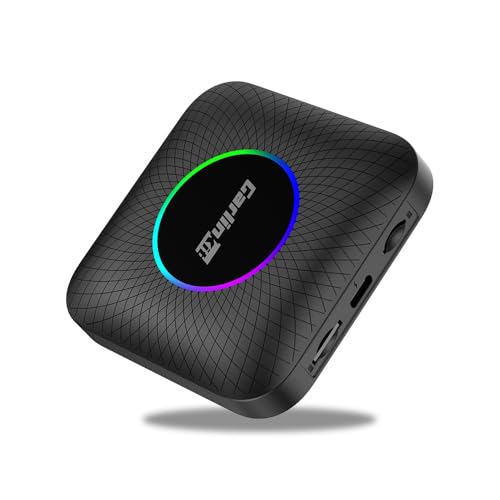 CarlinKit Tbox Ambient 8+128GB Android13.0システム ワイヤレスCarPlay/Android Autoアダプター 無線接続 Youtube/Netflix 等の動画再生 TF/SD/SIMカード対応 内蔵GPS 有線カープレイ搭載車両に対応 1枚目 画像