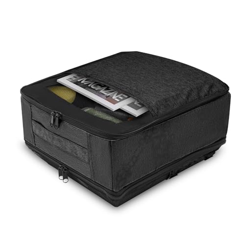 J-PREMIS ホンダ 新型 NBOX 助手席下 収納ボックス JF5/6 JF3/4に適合 3WAY 超便利 バッグ 3段拡張 大容量 軽量 JOY 空間活用グッズ 緊急時用 マルチ収納ボックス 小物入れ 車種専用設計 内装 パーツ アクセサリー 装着簡単 (ブラック) 1枚目 画像