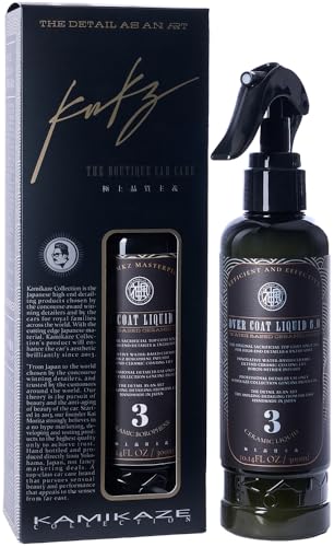 【KAMIKAZE COLLECTION】OVER COAT LIQUID 6.0 スプレーコーティング 超撥水 艶 300ml メンテナンス 車用コーティング剤 神風コレクション 画像1