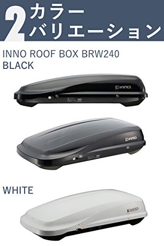 カーメイト(CARMATE) inno イノー 車載 コンパクトモデル ルーフボックス 220L リッジトランク240 BRW240BK 中間 画像