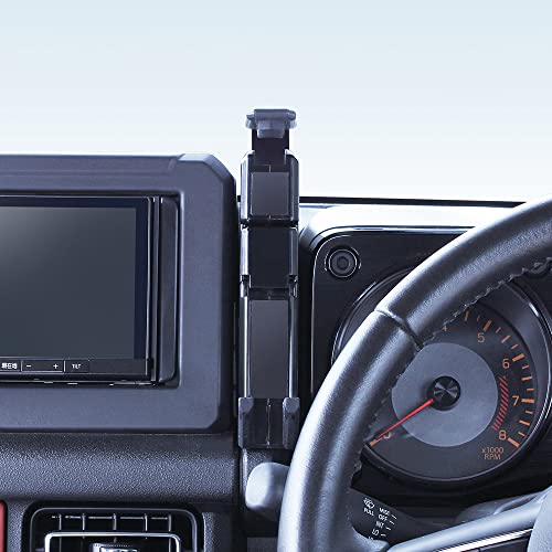 槌屋ヤック(Tsuchiya Yac) 車種専用品 スズキ JB64/74 ジムニー専用 スマートフォンホルダー ポリカーボネート ブラック 16×3.5×16.5cm SY-SZ6 中間 画像