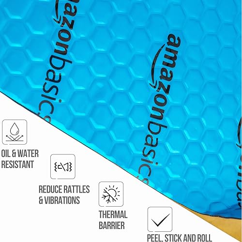 Amazonベーシック 車載用防音シート 37cm × 25cm (10枚入) 中間 画像