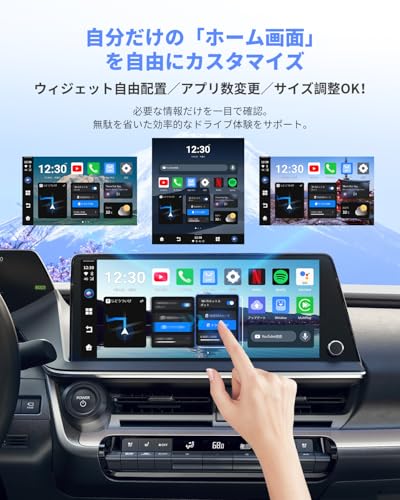 オットキャスト 公式 OTTOCAST OttoAibox Nano 2025 新型 CarPlay＆AndroidAutoをワイヤレス化 android 13.0モデル ワイヤレス CarPlay Android Auto両対応 ChatGPT4.0 Nano ai box AI音声搭載 Youtube Netflix など動画視聴可能 中間 画像