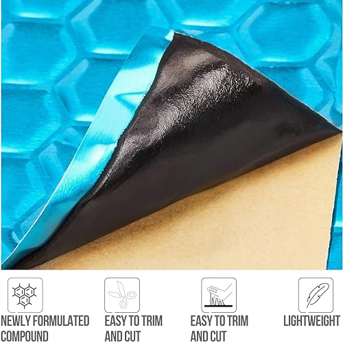 Amazonベーシック 車載用防音シート 37cm × 25cm (10枚入) 中間 画像