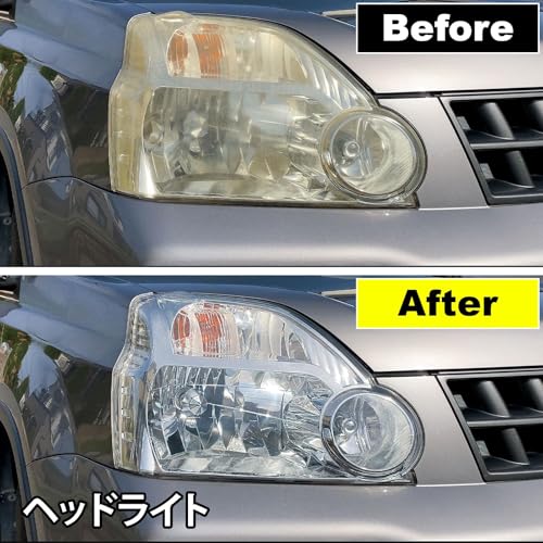 KURE(呉工業) LOOX(ルックス) ヘッドライト クリア アンド プロテクト 36ml,4ml ヘッドライトクリーナー・コーティング剤 1196 中間 画像