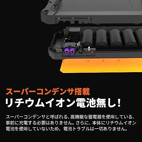 Autowit Super Cap2 ジャンプスターター 12V スーパーコンデンサ搭載 リチウムバッテリー無し 事前充電不要 高安全性 急速充放電 12V車用エンジンスターター(最大7.0Lガソリン車・4.0Lディーゼル車対応) 内蔵式スーパーキャパシタ 低劣化 長寿命 収納ケース付き メーカー2年保証 中間 画像